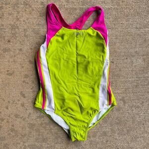 SPEEDO Girls Infinity Splice Xtra Life one piece swimsuit size 14